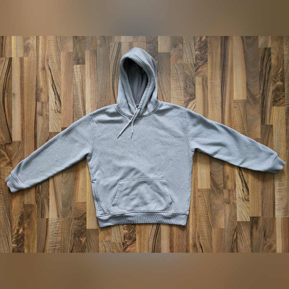 Hollister Men's Gray Hoodie Small